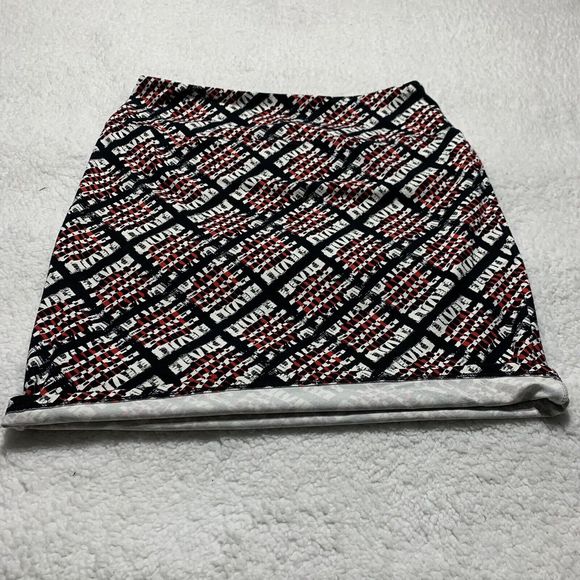 J Jill Skirt Adult Small Red Black Wearever Collection Pencil Skirt Smooth Fit - Picture 5 of 16